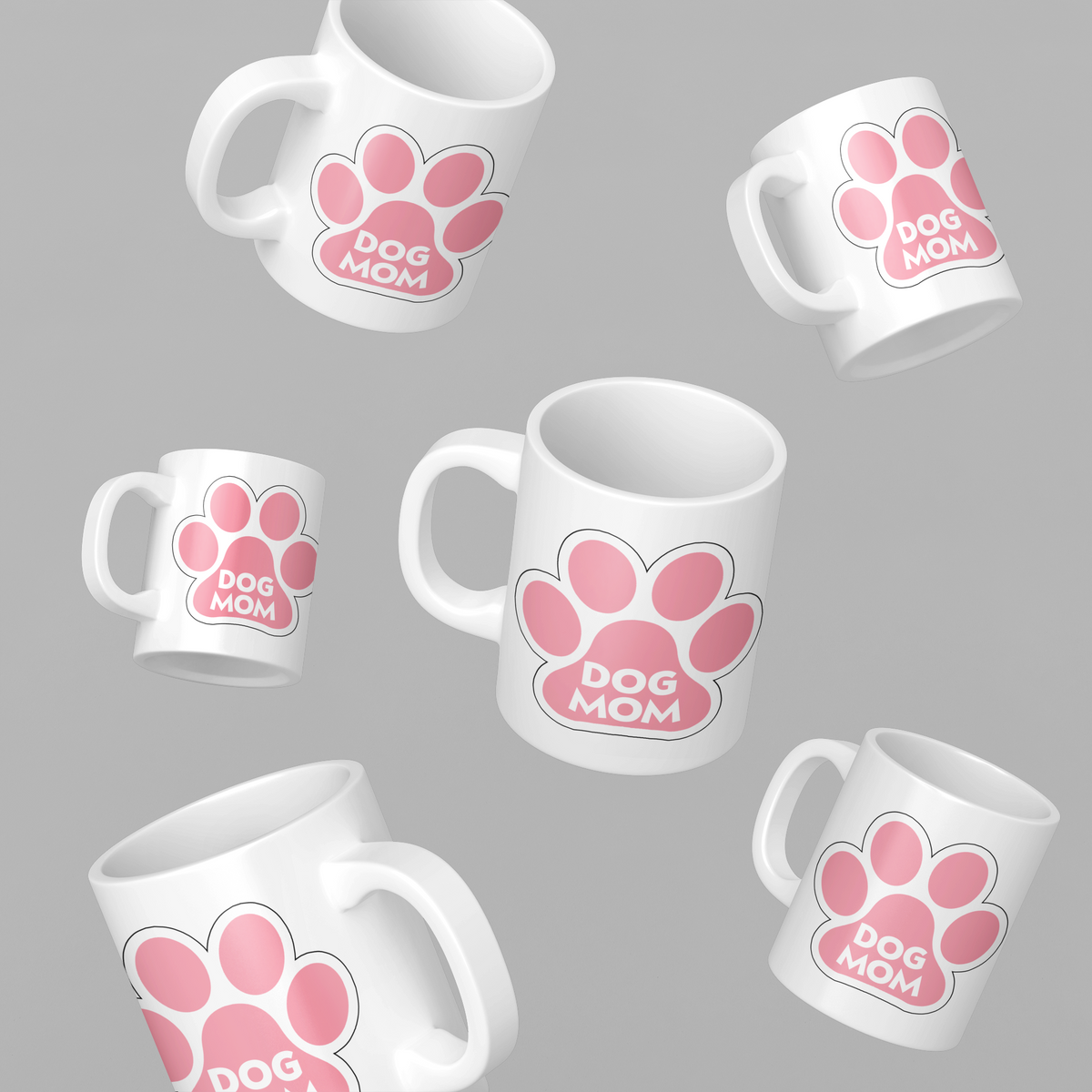 DOG MOM Starbucks Cup - PINK – Vixen Fluffy Paws