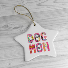 Load image into Gallery viewer, Buy online Premium Quality Dog Mom - Sassy - Ceramic Ornaments - Christmas Tree Decorations - #dogmomtreats - Dog Mom Treats