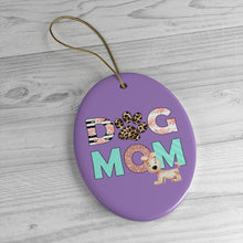 Load image into Gallery viewer, Buy online Premium Quality Dog Mom - Leopard Paw - Ceramic Ornaments - Christmas Tree Decoration - #dogmomtreats - Dog Mom Treats
