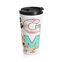 Load image into Gallery viewer, Buy online Premium Quality Dog Mom - Leopard Paw - Stainless Steel Travel Mug - Gift Idea - #dogmomtreats - Dog Mom Treats