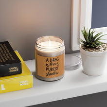 Load image into Gallery viewer, Relaxed Dog - Scented Candles, 9oz - A Dog Is Love's Purest Shadow - Brown Label