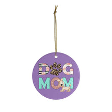 Load image into Gallery viewer, Buy online Premium Quality Dog Mom - Leopard Paw - Ceramic Ornaments - Christmas Tree Decoration - #dogmomtreats - Dog Mom Treats