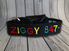 Load image into Gallery viewer, Personalized Dog Collar - Embroidered With Your Dog's Name and Phone Number - DogCollarWithName.com