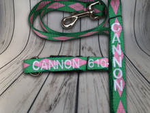 Load image into Gallery viewer, The Dog Collar Artist Bundle - Personalized Dog Collar and Leash Set - 48 Patterns