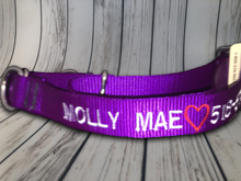 Load image into Gallery viewer, Custom Dog Collar Machine - Personalized - Embroidered With Your Dog's Name and Phone Number - DogCollarWithName.com