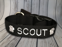 Load image into Gallery viewer, Custom Dog Collar Machine - Personalized - Embroidered With Your Dog's Name and Phone Number - DogCollarWithName.com