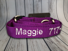 Load image into Gallery viewer, Custom Dog Collar Machine - Personalized - Embroidered With Your Dog's Name and Phone Number - DogCollarWithName.com