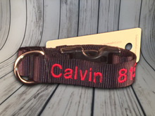 Load image into Gallery viewer, Custom Dog Collar Machine - Personalized - Embroidered With Your Dog's Name and Phone Number - DogCollarWithName.com