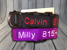 Load image into Gallery viewer, Custom Dog Collar Machine - Personalized - Embroidered With Your Dog's Name and Phone Number - DogCollarWithName.com