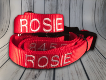 Load image into Gallery viewer, Custom Dog Collar Machine - Personalized - Embroidered With Your Dog's Name and Phone Number - DogCollarWithName.com