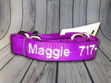Load image into Gallery viewer, Custom Dog Collar Machine - Personalized - Embroidered With Your Dog's Name and Phone Number - DogCollarWithName.com