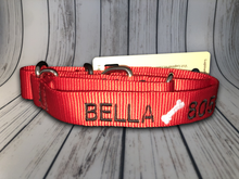Load image into Gallery viewer, Custom Dog Collar Machine - Personalized - Embroidered With Your Dog's Name and Phone Number - DogCollarWithName.com