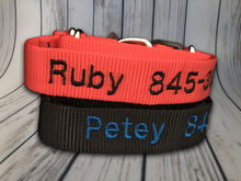 Load image into Gallery viewer, Custom Dog Collar Machine - Personalized - Embroidered With Your Dog's Name and Phone Number - DogCollarWithName.com