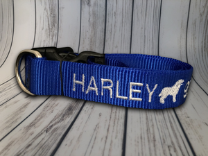 Custom Dog Collar Machine - Personalized - Embroidered With Your Dog's Name and Phone Number - DogCollarWithName.com