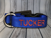Load image into Gallery viewer, Custom Dog Collar Machine - Personalized - Embroidered With Your Dog's Name and Phone Number - DogCollarWithName.com