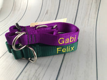 Load image into Gallery viewer, Custom Dog Collar Machine - Personalized - Embroidered With Your Dog's Name and Phone Number - DogCollarWithName.com