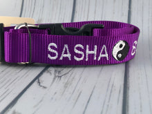 Load image into Gallery viewer, Custom Dog Collar Machine - Personalized - Embroidered With Your Dog's Name and Phone Number - DogCollarWithName.com