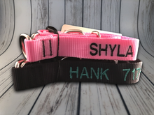 Load image into Gallery viewer, Custom Dog Collar Machine - Personalized - Embroidered With Your Dog's Name and Phone Number - DogCollarWithName.com