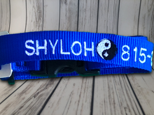 Load image into Gallery viewer, Custom Dog Collar Machine - Personalized - Embroidered With Your Dog's Name and Phone Number - DogCollarWithName.com