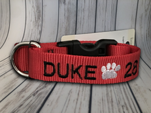 Load image into Gallery viewer, Custom Dog Collar Machine - Personalized - Embroidered With Your Dog's Name and Phone Number - DogCollarWithName.com