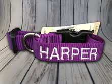 Load image into Gallery viewer, Custom Dog Collar Machine - Personalized - Embroidered With Your Dog's Name and Phone Number - DogCollarWithName.com