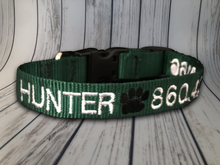 Load image into Gallery viewer, Custom Dog Collar Machine - Personalized - Embroidered With Your Dog's Name and Phone Number - DogCollarWithName.com