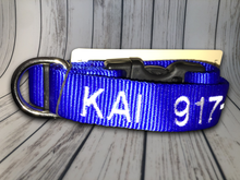 Load image into Gallery viewer, Custom Dog Collar Machine - Personalized - Embroidered With Your Dog's Name and Phone Number - DogCollarWithName.com