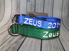 Load image into Gallery viewer, Custom Dog Collar Machine - Personalized - Embroidered With Your Dog's Name and Phone Number - DogCollarWithName.com