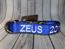 Load image into Gallery viewer, Custom Dog Collar Machine - Personalized - Embroidered With Your Dog's Name and Phone Number - DogCollarWithName.com