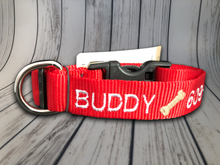 Load image into Gallery viewer, Custom Dog Collar Machine - Personalized - Embroidered With Your Dog's Name and Phone Number - DogCollarWithName.com