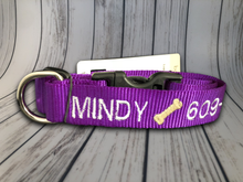 Load image into Gallery viewer, Custom Dog Collar Machine - Personalized - Embroidered With Your Dog's Name and Phone Number - DogCollarWithName.com