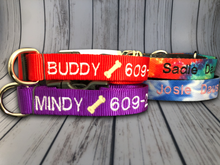 Load image into Gallery viewer, Custom Dog Collar Machine - Personalized - Embroidered With Your Dog's Name and Phone Number - DogCollarWithName.com