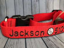 Load image into Gallery viewer, Custom Dog Collar Machine - Personalized - Embroidered With Your Dog's Name and Phone Number - DogCollarWithName.com