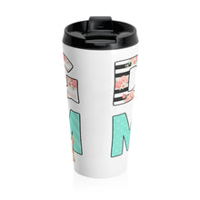 Load image into Gallery viewer, Buy online Premium Quality Dog Mom - Leopard Paw - Stainless Steel Travel Mug - Gift Idea - #dogmomtreats - Dog Mom Treats