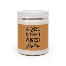 Load image into Gallery viewer, Relaxed Dog - Scented Candles, 9oz - A Dog Is Love's Purest Shadow - Brown Label