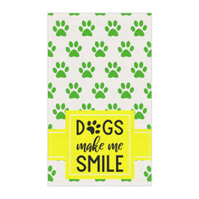 Load image into Gallery viewer, Kitchen Towel - Dogs make me smile