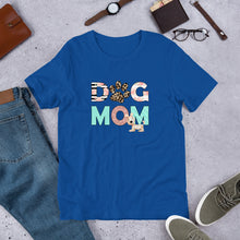 Load image into Gallery viewer, Buy online Premium Quality Dog Mom - Leopard Paw - Short-Sleeve Unisex T-Shirt - Gift Idea - #dogmomtreats - Dog Mom Treats