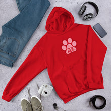 Load image into Gallery viewer, Buy online Premium Quality Dog Mom - Large Paw - Unisex Hoodie - Dog Mom Gift Idea - #dogmomtreats - Dog Mom Treats
