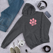 Load image into Gallery viewer, Buy online Premium Quality Dog Mom - Large Paw - Unisex Hoodie - Dog Mom Gift Idea - #dogmomtreats - Dog Mom Treats