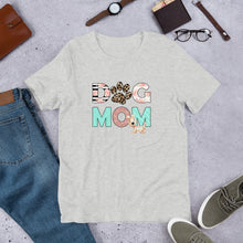 Load image into Gallery viewer, Buy online Premium Quality Dog Mom - Leopard Paw - Short-Sleeve Unisex T-Shirt - Gift Idea - #dogmomtreats - Dog Mom Treats
