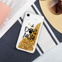 Load image into Gallery viewer, Buy online Premium Quality Dog Mom - Paw - Liquid Glitter Phone Case - Gift Idea - #dogmomtreats - Dog Mom Treats