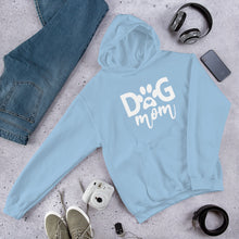 Load image into Gallery viewer, Buy online Premium Quality Dog Mom - Paw with Heart - Unisex Hoodie - Dog Mom Gift Idea - #dogmomtreats - Dog Mom Treats