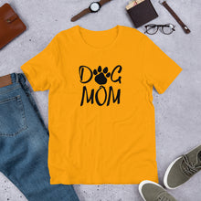 Load image into Gallery viewer, Buy online Premium Quality Dog Mom - Paw - Short-Sleeve Unisex T-Shirt - Gift Idea - #dogmomtreats - Dog Mom Treats