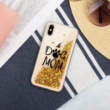 Load image into Gallery viewer, Buy online Premium Quality Dog Mom - Paw - Liquid Glitter Phone Case - Gift Idea - #dogmomtreats - Dog Mom Treats