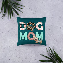 Load image into Gallery viewer, Buy online Premium Quality Dog Mom - Leopard Paw - Basic Pillow - Gift Idea - #dogmomtreats - Dog Mom Treats