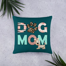 Load image into Gallery viewer, Buy online Premium Quality Dog Mom - Leopard Paw - Basic Pillow - Gift Idea - #dogmomtreats - Dog Mom Treats