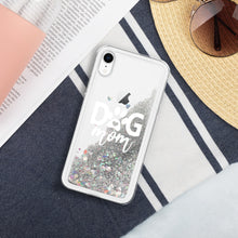 Load image into Gallery viewer, Buy online Premium Quality Dog Mom - Heart In Paw - Liquid Glitter Phone Case - Gift Idea - #dogmomtreats - Dog Mom Treats