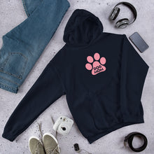 Load image into Gallery viewer, Buy online Premium Quality Dog Mom - Large Paw - Unisex Hoodie - Dog Mom Gift Idea - #dogmomtreats - Dog Mom Treats