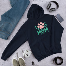 Load image into Gallery viewer, Buy online Premium Quality Dog Mom - Giant Paw with Paws - Peach - Unisex Hoodie - Dog Mom Gift Idea - #dogmomtreats - Dog Mom Treats