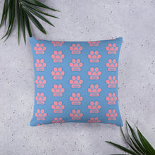 Load image into Gallery viewer, Buy online Premium Quality Dog Mom - Pink Paw - Basic Pillow - gift idea - #dogmomtreats - Dog Mom Treats
